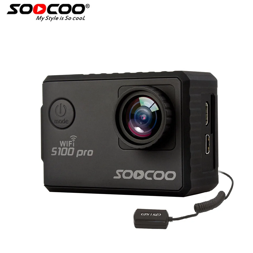 Soocoo на s100pro 4 К UHD Wi Fi спорт действий Камера Сенсорный экран гироскопа с GPS