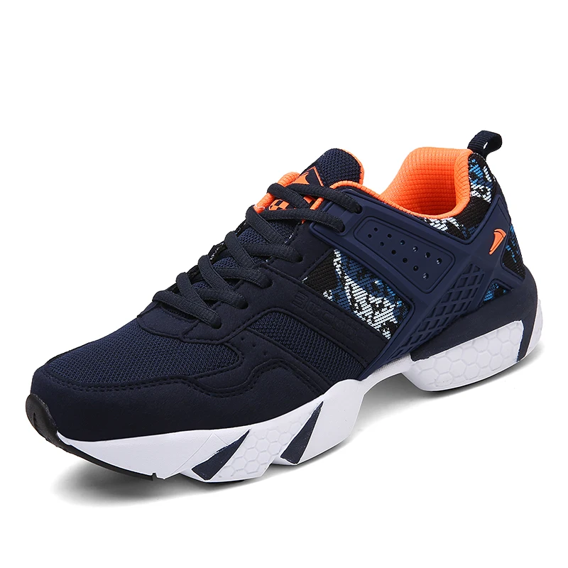 Walking Sneakers For Men Spring Autumn Mens Trainers Blue Black Male Running Shoes Comfortable Mens Outdoor Athletic Shoes