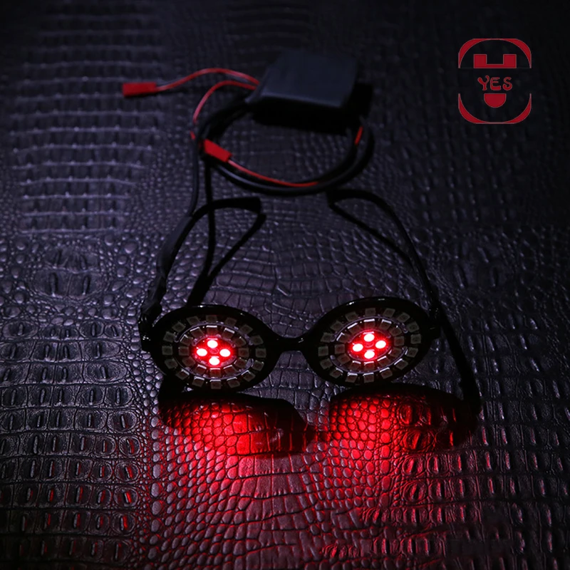 Да несколько цветов лазерные очки USB интерфейс перезаряжаемый линейный Паб Клуб DJ шоу Производительность светодиодный Очки танцы вечерние реквизит