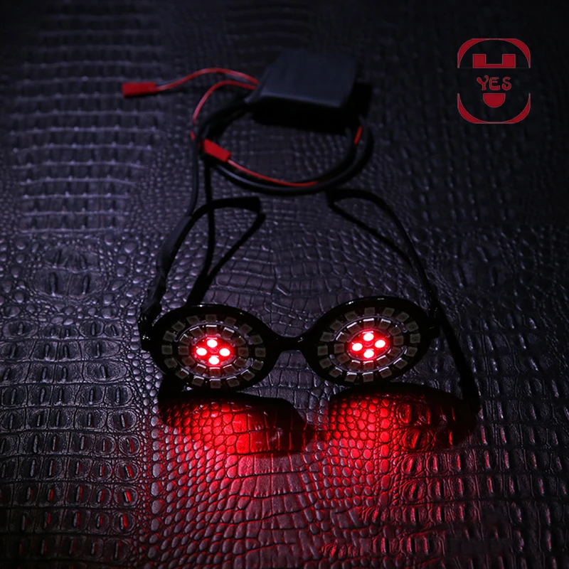 Да несколько цветов лазерные очки USB интерфейс перезаряжаемый для бара паба