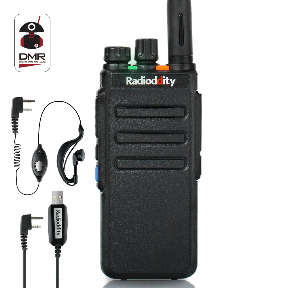 Radioddity GD-77S DMR Dual Band Dual Time слот Ham любительский двухстороннее радио цифровой/аналоговая рация 1024 каналы