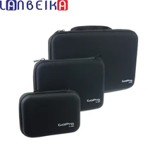 Lanbeika для GoPro 3 размера нейлон Портативный хранения коллекции сумка для GoPro Hero 6 5 4 3 + SJCAM SJ5000 M20 SJ6 SJ7 EKEN