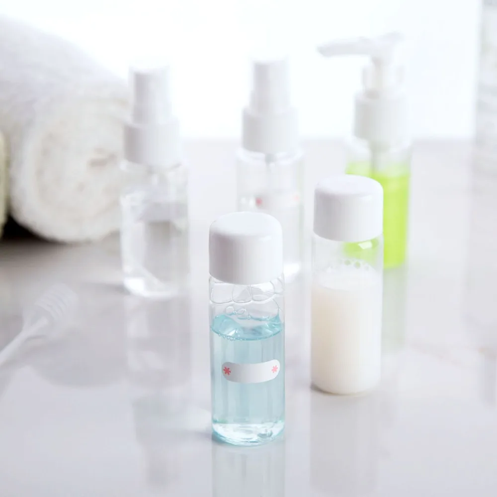 7Pcs Portable Soap Dispenser Pump Set Travel Packing Spray Bottle Container for Cosmetic Cream Lotion Pot Jar Shampoo Dispenser 7Pcs Portable Soap Dispenser Pump Set Travel Packing Spray Bottle Container for Cosmetic Cream Lotion Pot Jar Shampoo Dispenser