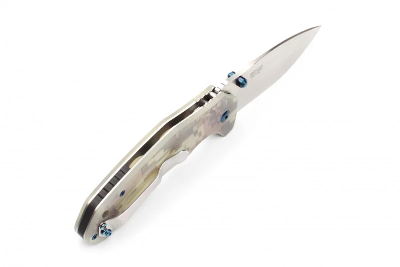 Ganzo Жар-птица милитари Складной нож 440C Лезвие G10 или ручка из углеродного волокна для кемпинга выживания тактический нож Ganzo F7611 s - Цвет: Camo G10