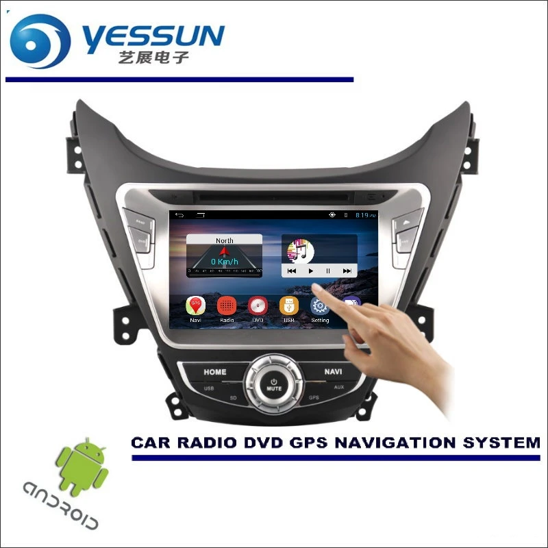 

YESSUN For Hyundai i35 Elantra / Fludic Elantra 2010~2015 - Car DVD Player GPS Navi Navigation Android Radio Stereo Audio Video