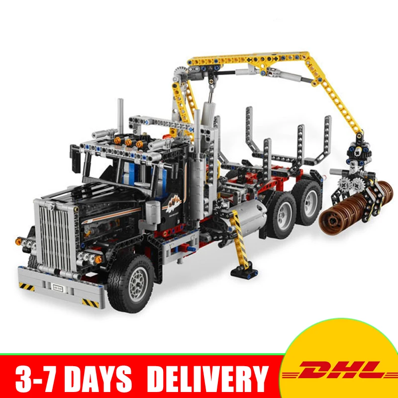 

New Lepin 20059 Technic Mechanical Series The Logging Truck Set 1338pcs Children Educational Toys Blocks Bricks Compatible 9397
