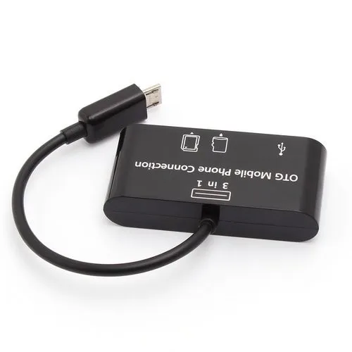 Micro USB картридер 2 микро-sd TF Card Reader для Samsung Galaxy Tab S 4 3 T230 P8200 T320 T311 Note 8,0 N5100 OTG Android Phone Tablet