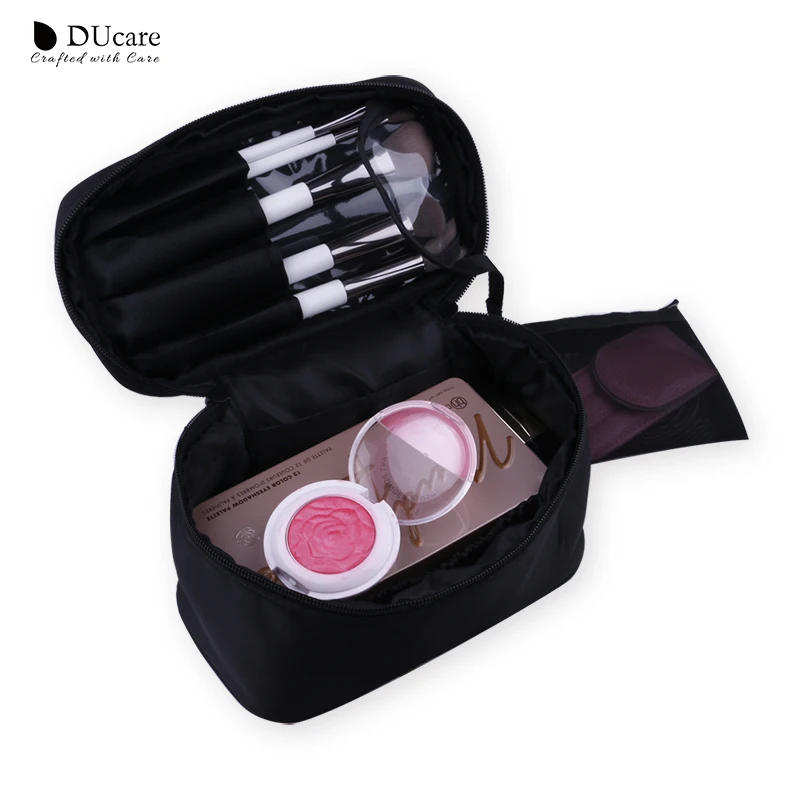 DUcare косметичка Путешествия Макияж сумка Make Up Pouch нейлон Универсальный кисточки