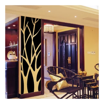 

3D Mirror wall Stickers Modern Mirror Effect Style Removable Decal Art Mural Wall Sticker Home Room DIY Decor