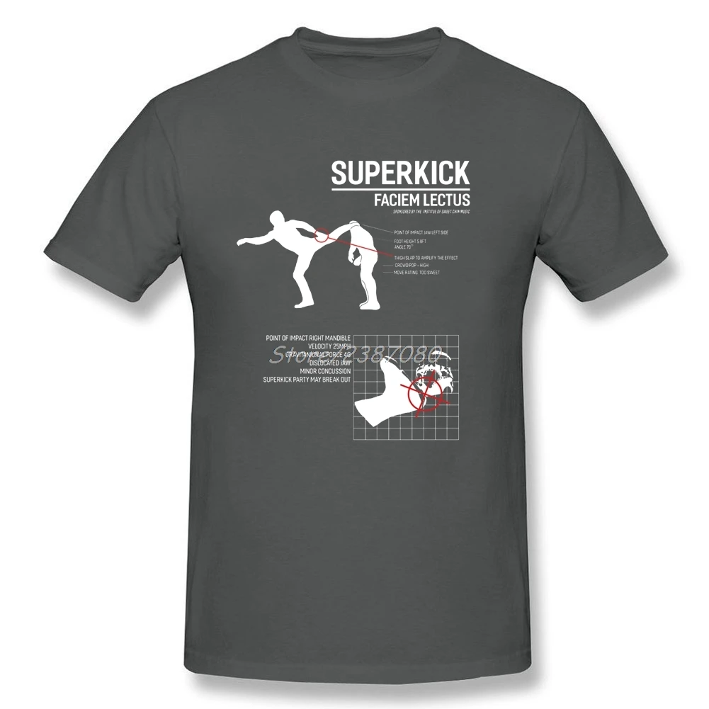 Superkick العلم المصارعة تي شيرت كبيرة الحجم قصيرة الأكمام ملابس للرجال الأعلى النباتي س الرقبة القطن الرجال تي شيرت
