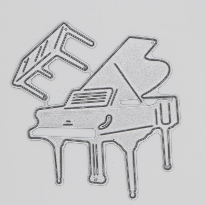 

Musical instrument piano decoration Metal steel frames Cutting Dies DIY Scrap booking Photo Album Embossing paper Cards6*6.1cm