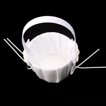 

New Arrival Wedding Ivory Satin Bowknot Wedding Party Rhinestone Lace Flower Girl Baskets Bride Wedding Supplies Decoration AA