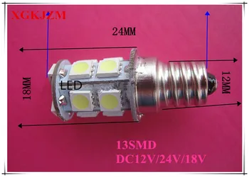 

High quality screw port 13SMD E12 DC12V led Warning lights signal led DC12V/18V/24V(AC12V/24V) Instrument indicator lamp