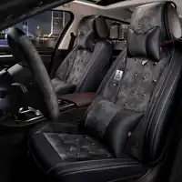 หรูหราหนังสี่ฤดูกาลรถอุปกรณ์แต่งรถที่นั่งรถครอบคลุมสำหรับBMWออดี้โตโยต้าโฟล์คสวาเกนฟอร์ดซีดาน