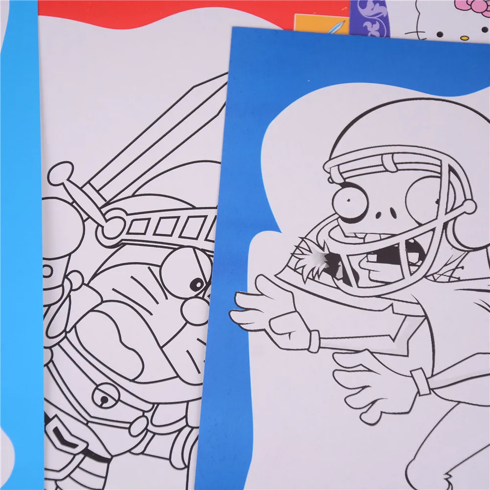 Kids Scratch Stickers Scraping Painting Education & Learning Toys For Children Gift Creative Imagination Development Toy 5PCS