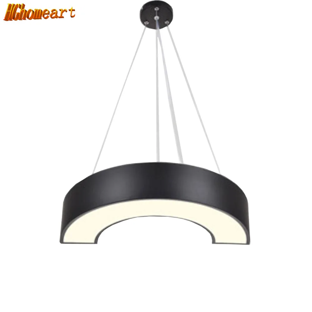 

HGHomeart Modern Simplicity Chandelier Light LED Contemporary Lustre Design Lamparas Office Living Room Lamp Lighting 110V/220V