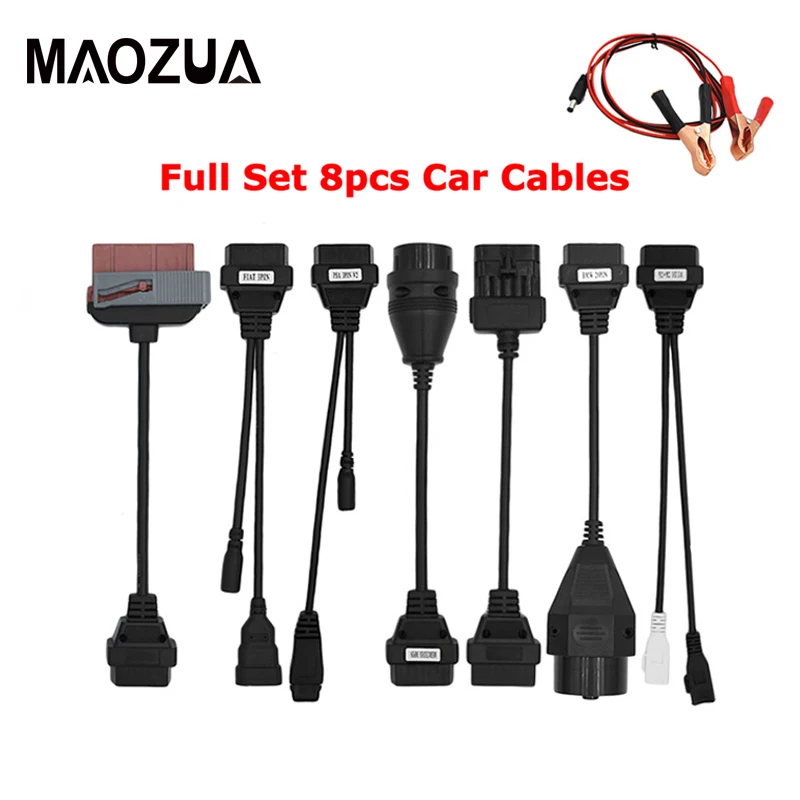 8 шт. автомобильные кабели адаптеры для TCS CDP Pro multidiag pro MV diag WOW|interface cable|car cabletcs cdp cables