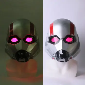 

2018 Ant Man LED Helmet Cosplay Ant-Man and The Wasp Scott LED Helmet Mask Props Halloween Party Prop