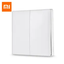 Оригинальный Xiaomi Aqara умный свет Управление ZiGBee переключатель розетку Подключите смартфон 24 часа Беспроводной удаленного Smart home устройства