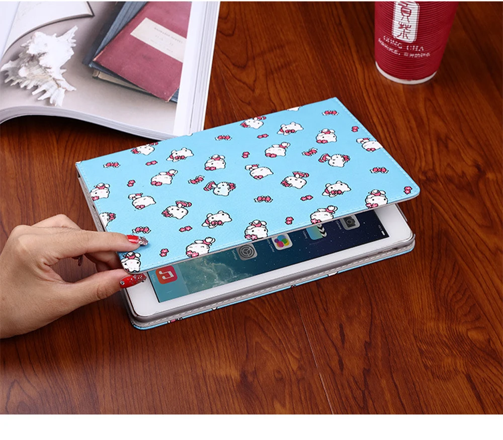 Чехлы для iPad Pro 10,5 Pro 9,7 ударопрочный чехол для планшета hello kitty с кошкой из мультфильма Модный чехол для планшета ST16