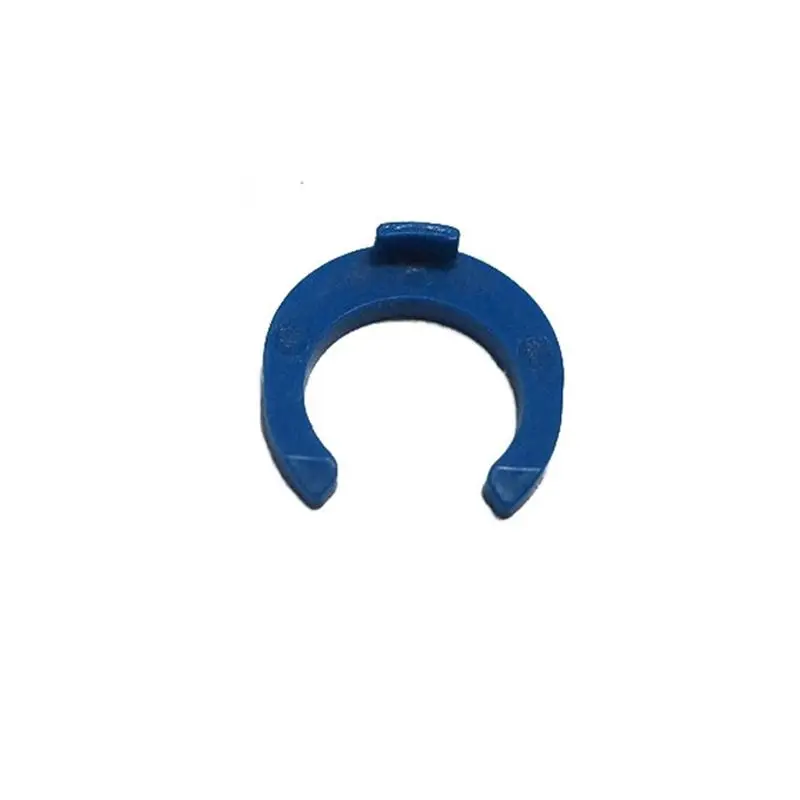 100Pcs Lot 1 4 OD Tube PE Pipe Fitting Blue Clip C ring Hose Quick Connector