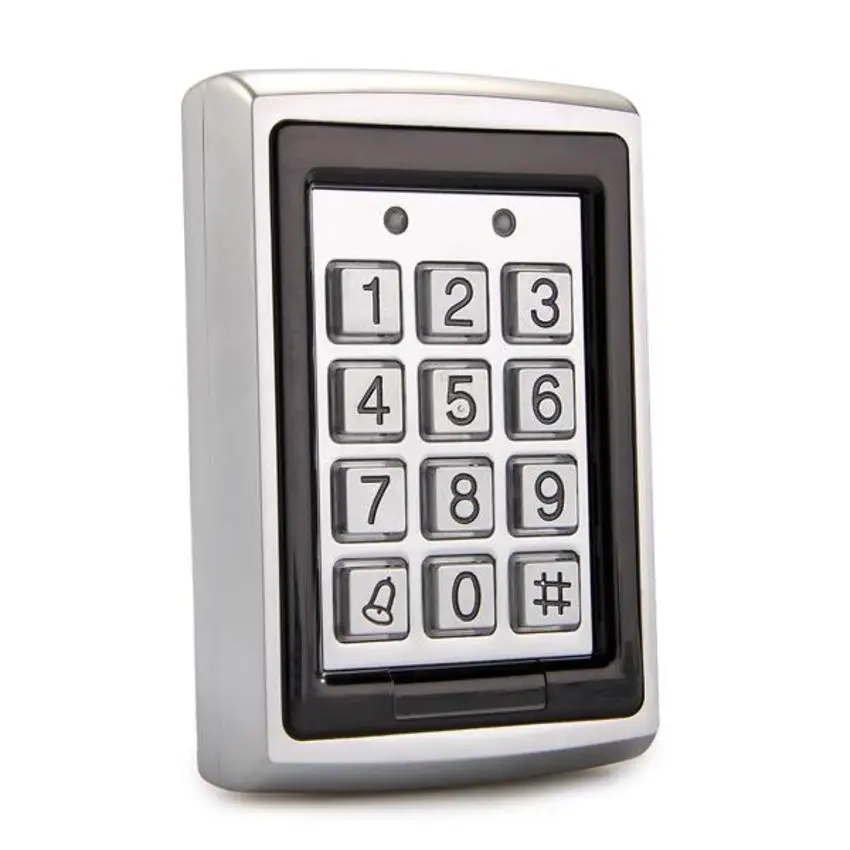 

Rainproof Door Access Control Controller 125Khz EM Card EM4100 Tk4100 Proximity RFID Reader Keypad