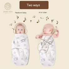 Spirit kids детское одеяло детское хлопчатобумажное одеяльце спальный конверт для малышей пеленки для новорожденных для фотографии cobertor infantil детские одеяла