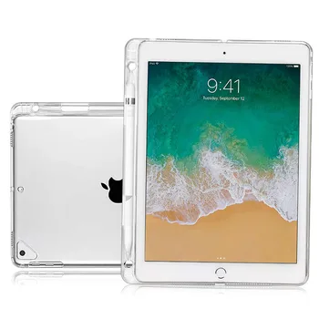 

Pencil Holder Case For iPad Pro 10.5 inch Fashion Soft Silicon Back Cover Protective For Apple iPad 10.5" 2017/2018 Release Case