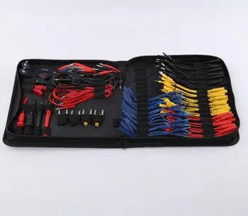 

different Car Circuit Test Power Probe Wiring Cable Accessories Kit MT08 SRS Connector Alligator Clip For Multimeter