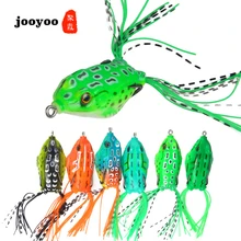 Lures Soft Bait Silicone Thunder Frog 14g/6cm Black Fish Bait Lure Artificial Bionic Bait Fishing Gear  jooyoo