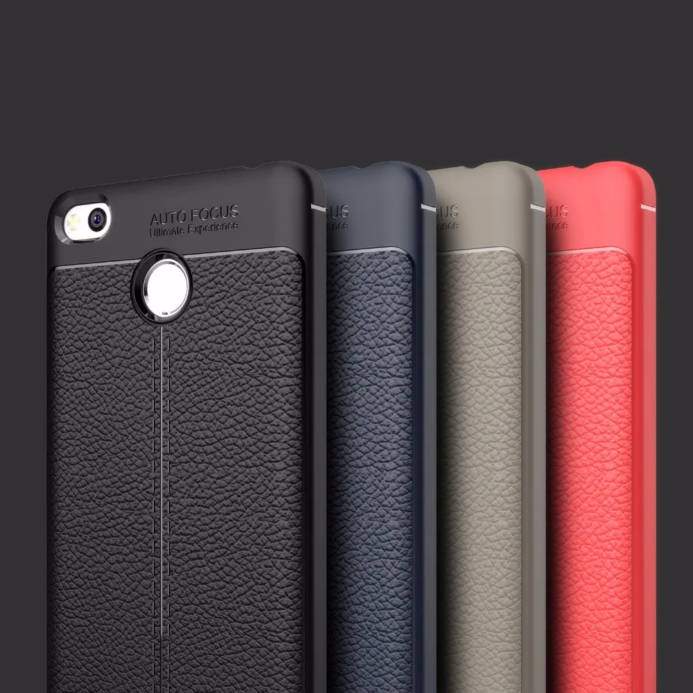 

Newest Luxury Imitation leather Protective Case For Xiaomi redmi 3S cover Anti-drop TPU Silicone Cover For Xiaomi Redmi 3 Pro