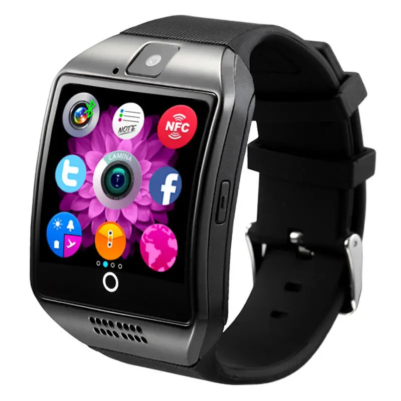 Вызова Relogio 2G Smartwatch Новый Bluetooth Q18 Смарт часы носимые устройства спортивные