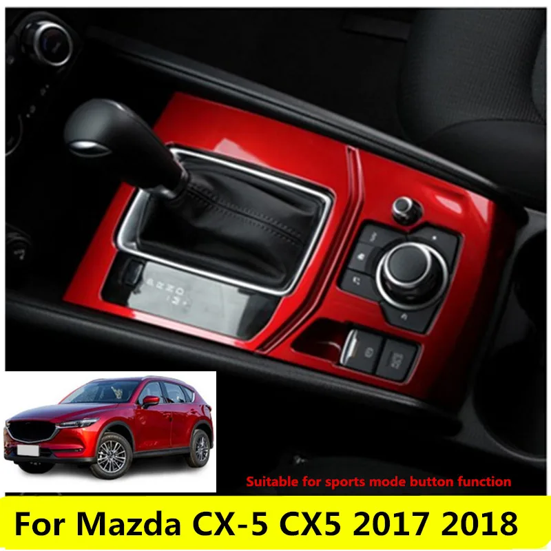 

High quality gear panel cover ABS trim For Mazda CX-5 CX5 2017 2018 (left hand drive)