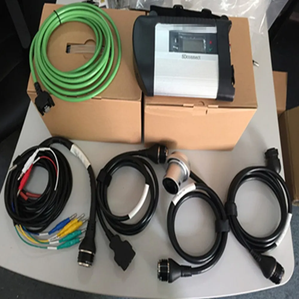 OBD2 сканер MB STAR C4 и ноутбук D630 HDD с программным обеспечением для диагностики
