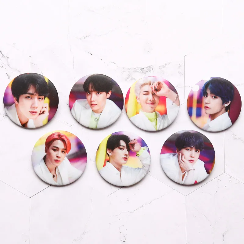 Year-End Clearances Kpop Bangtan Boys Pin Album Brooch Badge Accessories For Clothes Hat Backpack Decoration