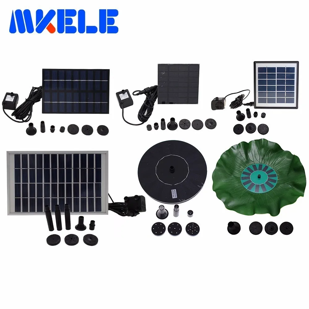 Beste Kleine Solar Fontein Pomp Yard Tuin Landschap Vijver Visvijver Water Cycle Veel Stijl Gratis Verzending