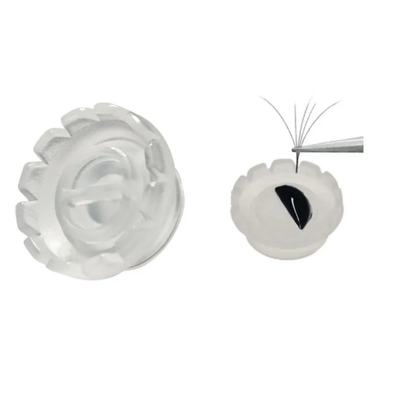 

Individual Eyelash Glue Holder Grafting Eyelashes Quick Blossom cup ring Eyelash Extension Adhesive Stand