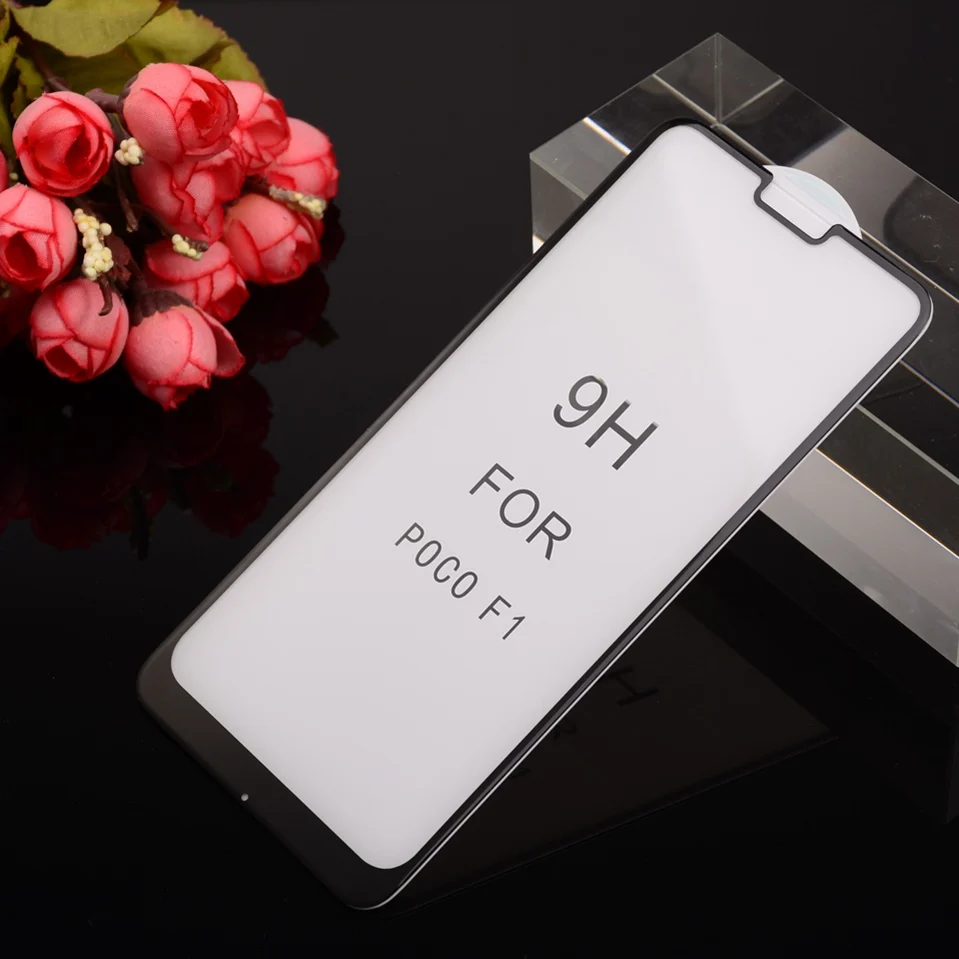 5D Tempered Glass For Xiaomi Pocophone F1 Glass For Xiaomi Redmi Note 4X 6 5 Pro 5 Plus Mi A1 A2 8 SE Poco F1 Screen Protector   (12)