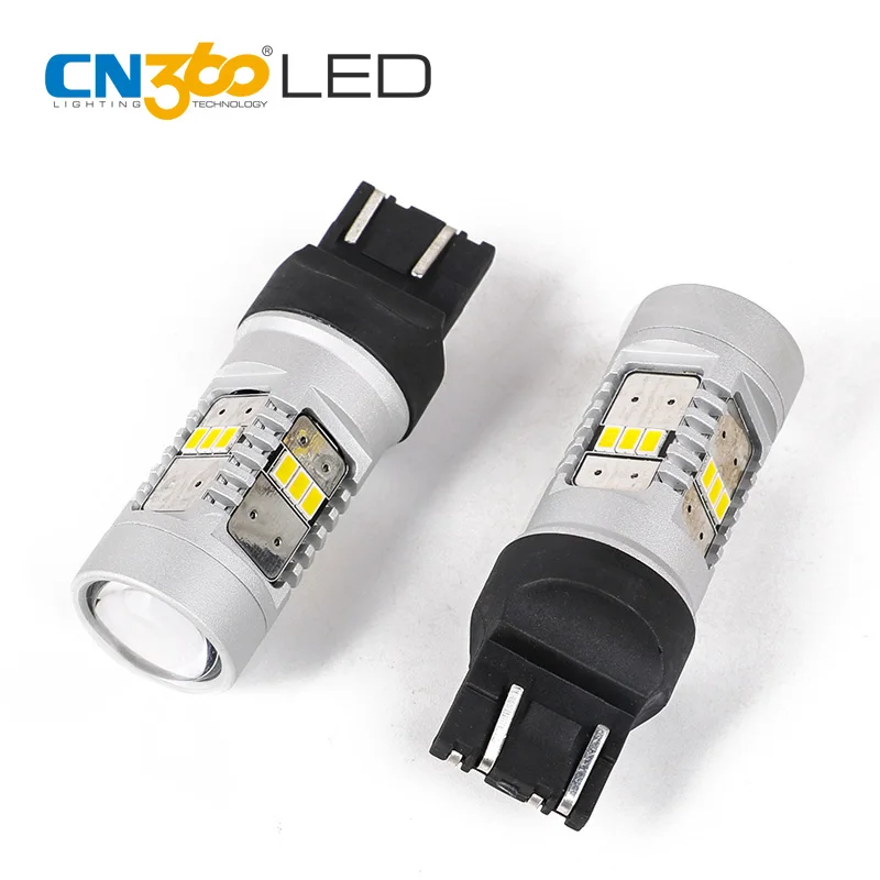 CN360 2 шт. 3020 14SMD 7443 светодиодный фонарь для автомобиля сигнальная лампа стоп сигнал