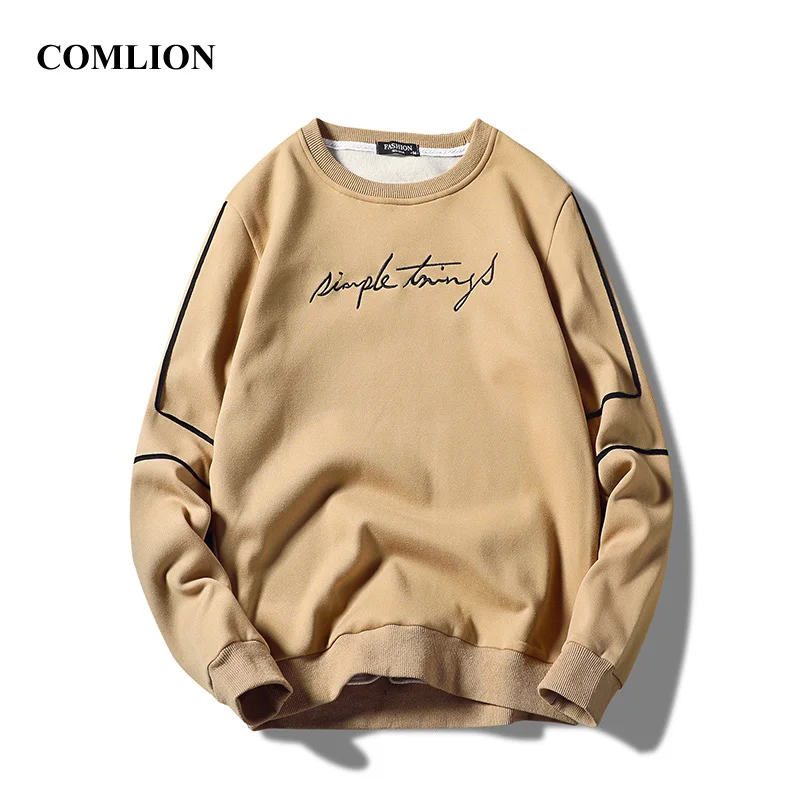 New Brand Sweatshirt Men Solid Color Fashion Casual Hoodies Sweatshirts Male Long Sleeve Letter Embroidery Pullover Hot Sale C59 New Brand Sweatshirt Men Solid Color Fashion Casual Hoodies Sweatshirts Male Long Sleeve Letter Embroidery Pullover Hot Sale C59