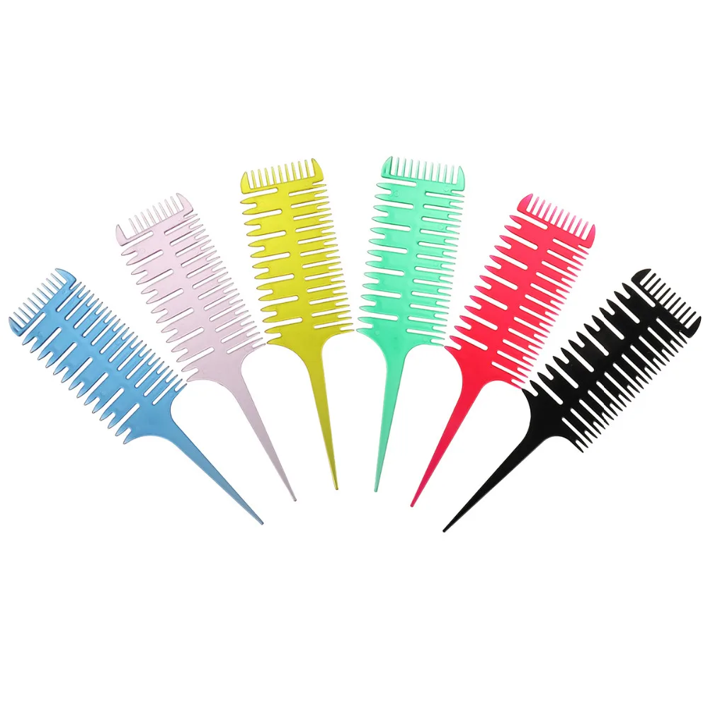 

1Pcs Pro Salon Hair Dye Comb Brush Barber Coloring Dyeing Combs Fish Bone Shape Big Tooth Hair Styling DIY Tool