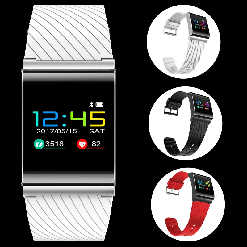 

LIGE New Smart Watch Color LCD Screen Fitness IP68 Waterproof Smart Band Heart Rate IOS Android Phone Watches for Android IOS