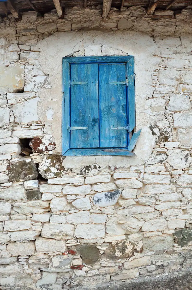 

5X7 футов Старая каменная стена синие деревянные окна моющийся цельный баннер без складок фон для фотостудии ткань из полиэстера