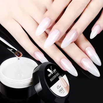 

Venalisa new 12 color camouflage semi-transparent color jelly uvled hard nail extension builder constraction nail jelly poly gel