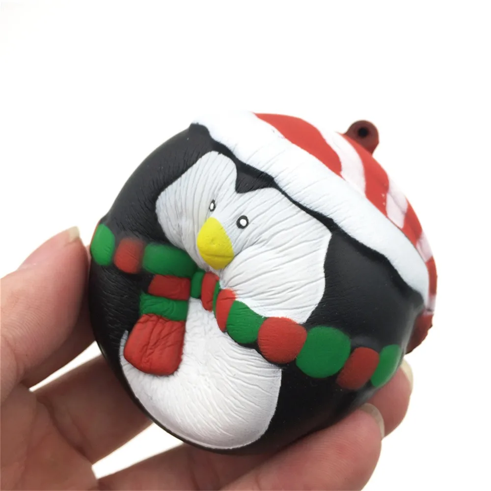 Рождественские пингвины Сжимаемый медленно поднимающийся крем ароматизированные декомпрессионные игрушки снятие стресса игра ручная игрушка украшение стола