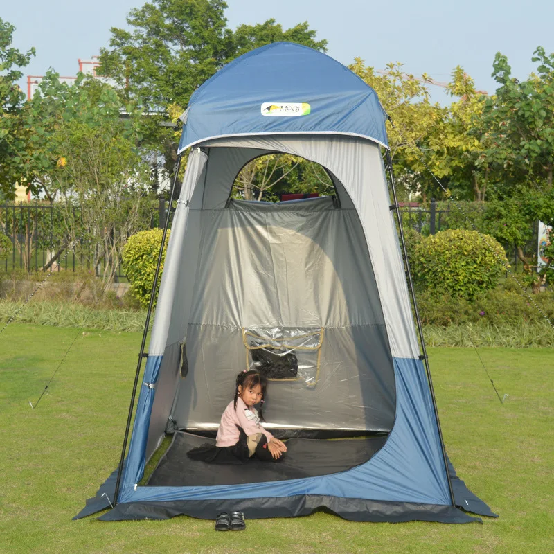 Online Eine Person Verwenden Outdoor Dusche Bade Zelt Mobile Toilette Modell Dressing Zimmer Camping Strand Angeln Zelt Winddicht Camping Zelt
