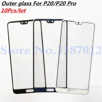 

10Pcs/lot Touch Panel Replacement For Huawei P20 / P20 Pro LCD Front Outer Screen Glass Lens