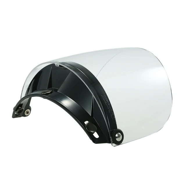 Universal 3 Snap Flip Up Visor Shield Lens for Retro Open Face