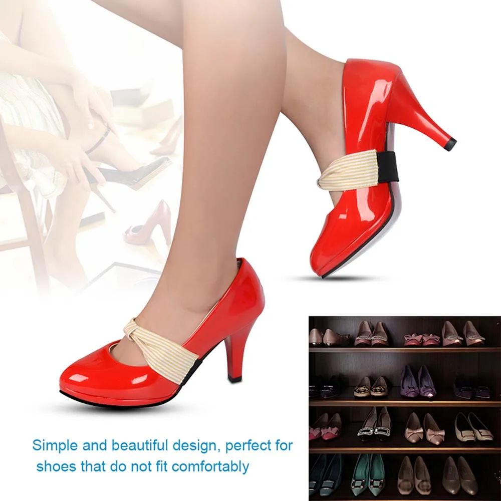 Sunvo съемные бантики для обуви ремешки шнурки Ленточные ремни для хранения свободные туфли на высоком каблуке украшение шнурки без шнурков ленивые шнурки