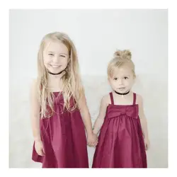 Летнее платье для новорожденных девочек с перекрестными ремешками сзади, платье-пачка с бантом для маленьких девочек, модное платье